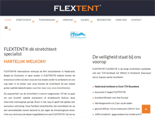 Tablet Screenshot of flextent.nl